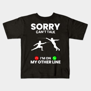 fencing Kids T-Shirt